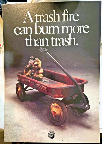Rare smokey bear poster - 🔥,