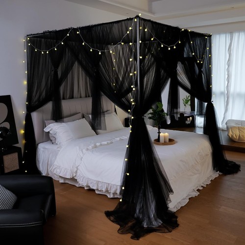 Canopy bed curtains 4 - curtains,