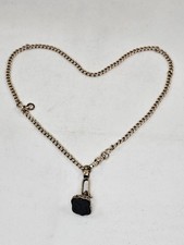 A 9ct gold Albert chain with