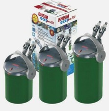 Eheim Ecco Pro External Aquarium Fish Tank Filter With Media Hose and Taps Green