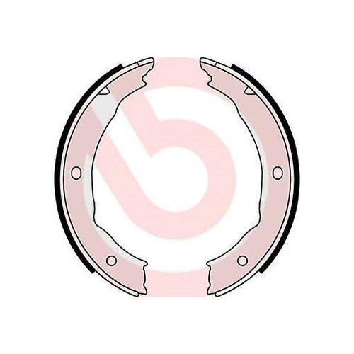 540 brembo brake shoe - s,