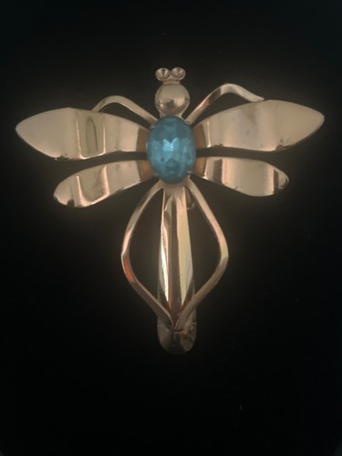 Vintage signed coro - vintage, aquamarine