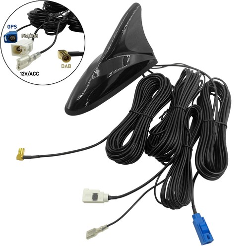 Dab gps aerial shark fin - fm,