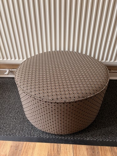 Large round pouffee - large, pouffee/footstool
