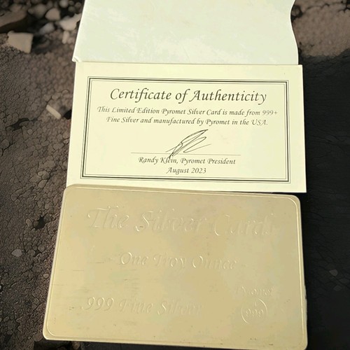 Pyromet the silver card troy - pyromet, 1