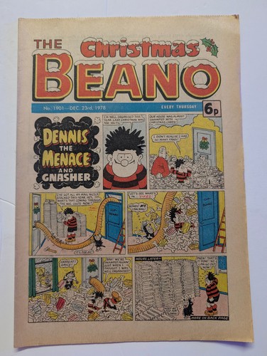 Beano comic 1901 december - comic, 1901,