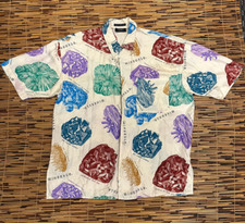 Timney Fowler Silk *Minerals* Shirt Mens Medium