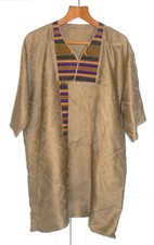 FANTASTIC HANDMADE VINTAGE AFRICAN DASHIKI STYLE  SHIRT TOP Size XL