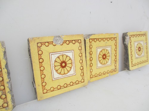 Antique ceramic tile vintage - ceramic,