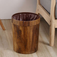 Waste Paper Basket Walnut Bin