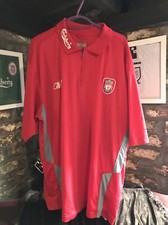 Liverpool REEBOK 1/4 Zip Training Football Shirt CARLSBERG Medium M Pub Bar