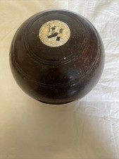 Antique Lignum Vitae lawn green bowl- Wood Turning Blank Ref 61