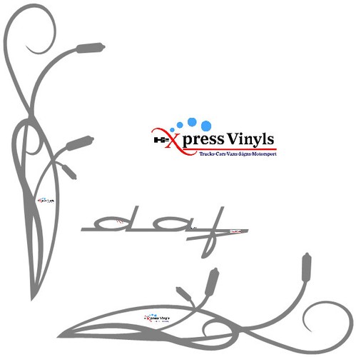 Truck window decals - truck, 2