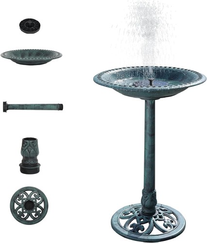 50cm outdoor pedestal bird - outdoor,