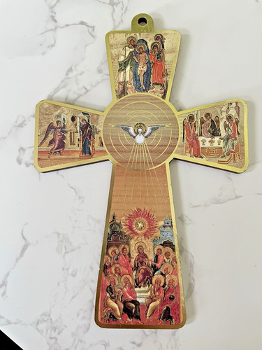Holy spirit wooden wall - wall, cross