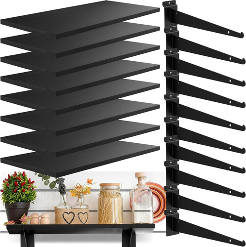 Pack wooden slatwall shelf - slatwall,