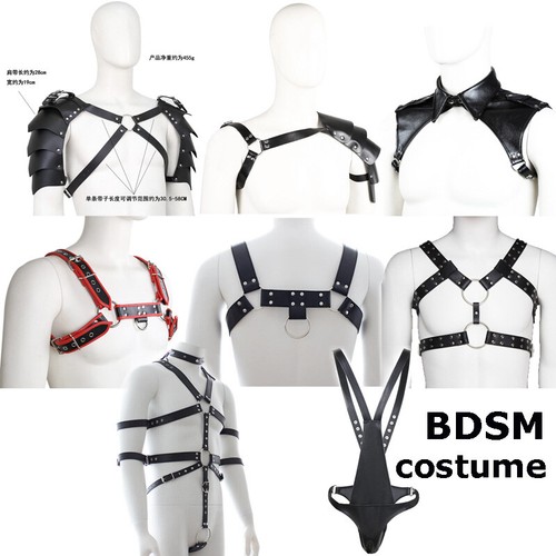 Men leather bondage body - bondage,