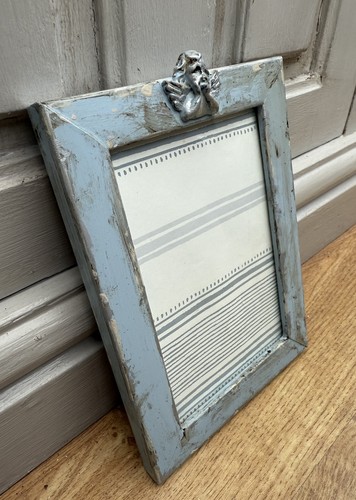 Painted cherub blue silver - blue,