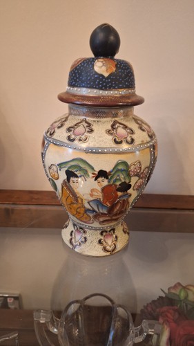 Vintage satsuma lidded - vintage,
