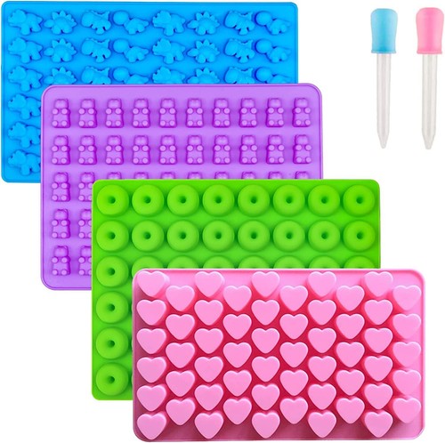 6pcs silicone gummy - silicone, mould