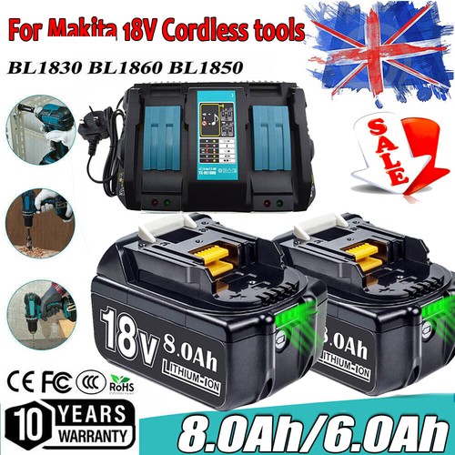 0ah for makita bl1860 - 6.0ah,