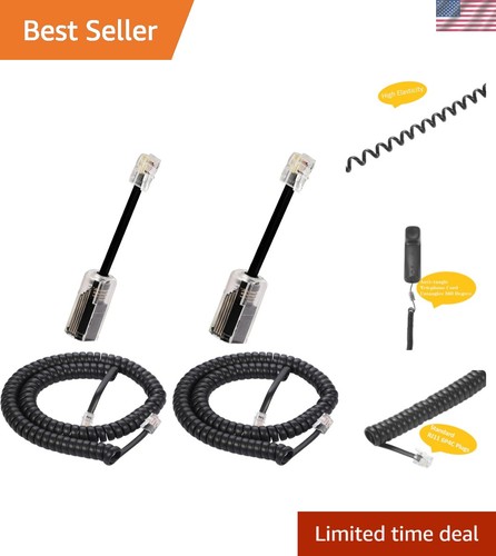 Telephone handset cord 8ft - handset,