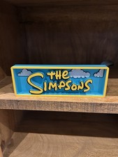 The Simpsons Display Sign New