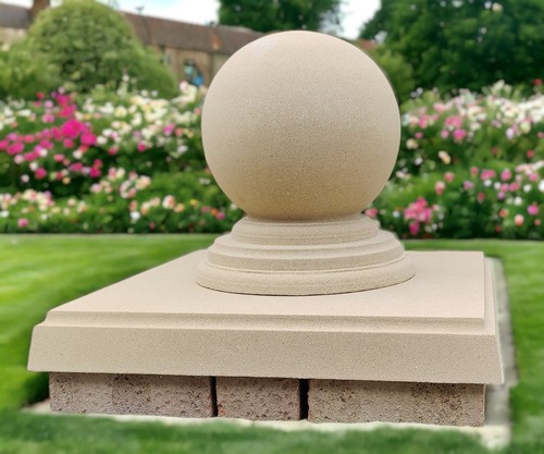 Cast stone pier cap - cap, 2.5x2.5