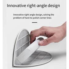 Ergonomic Semicircular Corner Sander with 10 Sandpapers for Wood Metal Drywall