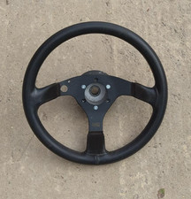 Used OMP steering wheel black