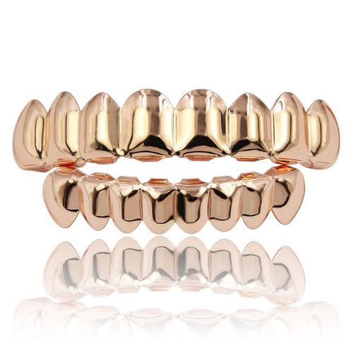 18k gold metal plain - 18k, grills