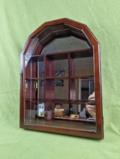Vintage Wood Mirror With Glass