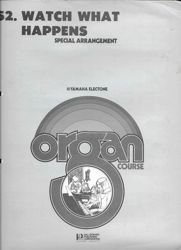 Yamaha electone organ - electone, sheet