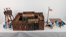 Playmobil Vintage Fort Randall Western Playset - Incomplete 3419 (1980)