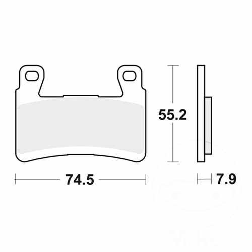 Trw brake pads sintered - trw,