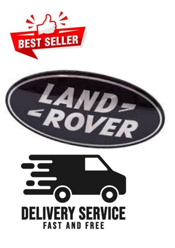 Landrover badges black silver - badges,