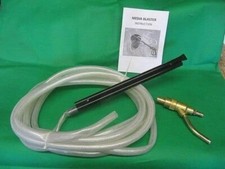 Wet Blasting Gun with Pick up Pipe and Suction Hose Aquablast