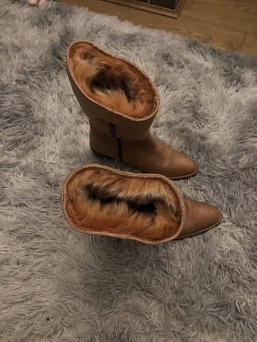 Leather boots - leather,