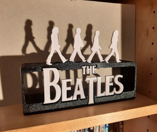 The beatles logo decor - logo, 3d