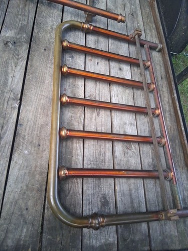 Antique 1900s brass copper - brass,