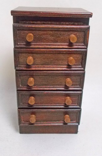 Dollhouse miniature chest - dollhouse,