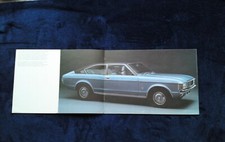 FORD GRANADA GHIA COUPE BROCHURE June 1974  Earls Court Motor Show 1974