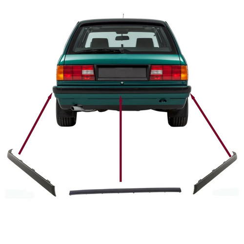 Rear bumper trim - bumper, molding