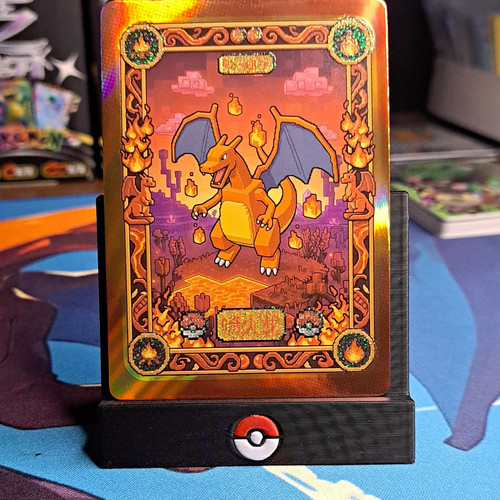 Pokémon charizard holo mengka - holo,