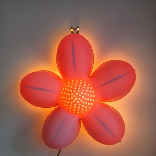 Vintage pink ikea flower wall - pink,