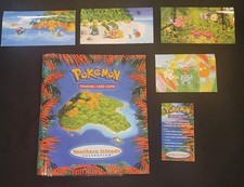 Pokemon Southern Islands COMPLETE Card Set W/ Original Folder + Postcards 18/18