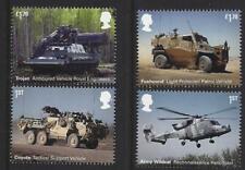 GREAT BRITAIN 2021 BRITISH ARMY VEHICLES SET 4 EX MINIATURE SHEET UNMOUNTED MT. 