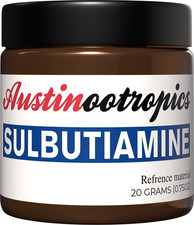 Sulbutiamine 20 grams  Memory, Mood, Cognitive Nootropic Supplement