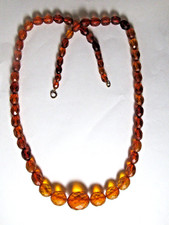 Vintage Baltic Amber Oval Bead