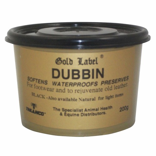 Gold label dubbin black - dubbin, 200
